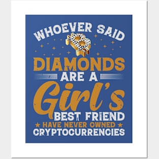 Crypto is a Girl's Best Friend Posters and Art